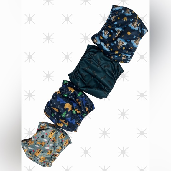 Grecle, Set of 4 Dog Diapers Male, Premium Belly Bands for Male Dogs, SZ Medium - Picture 3 of 8